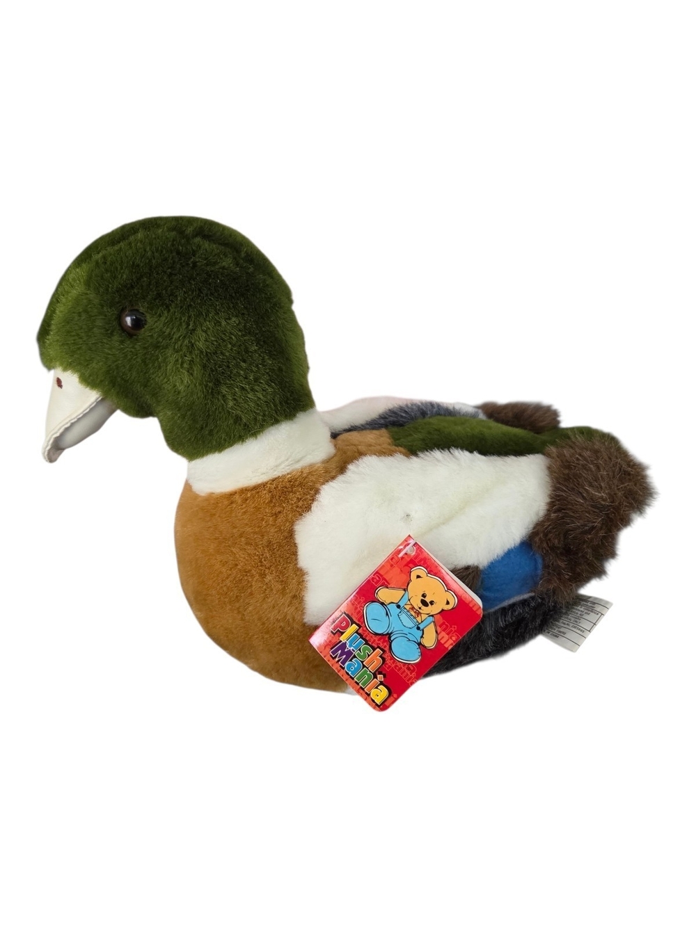 Vintage Plus Mania Mallard Duck Stuffed Animal 10"
